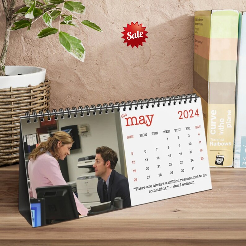 The Office Desk Calendar 2024 2024 the Office Wall Calendar Etsy Canada