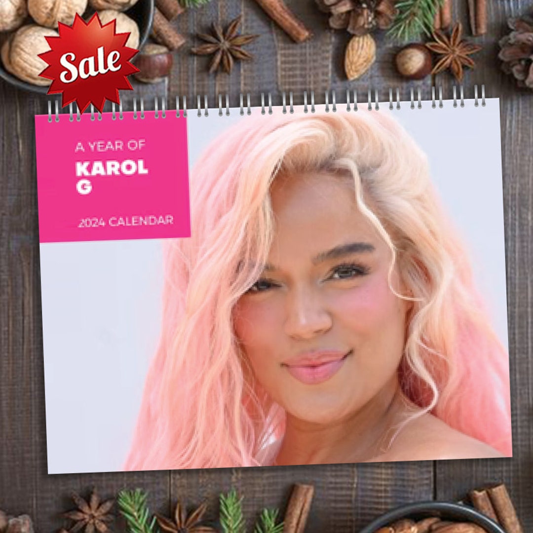 2024 Karol G Wall Calendar, Karol G Album 2024 Desk Calendar, Karol G
