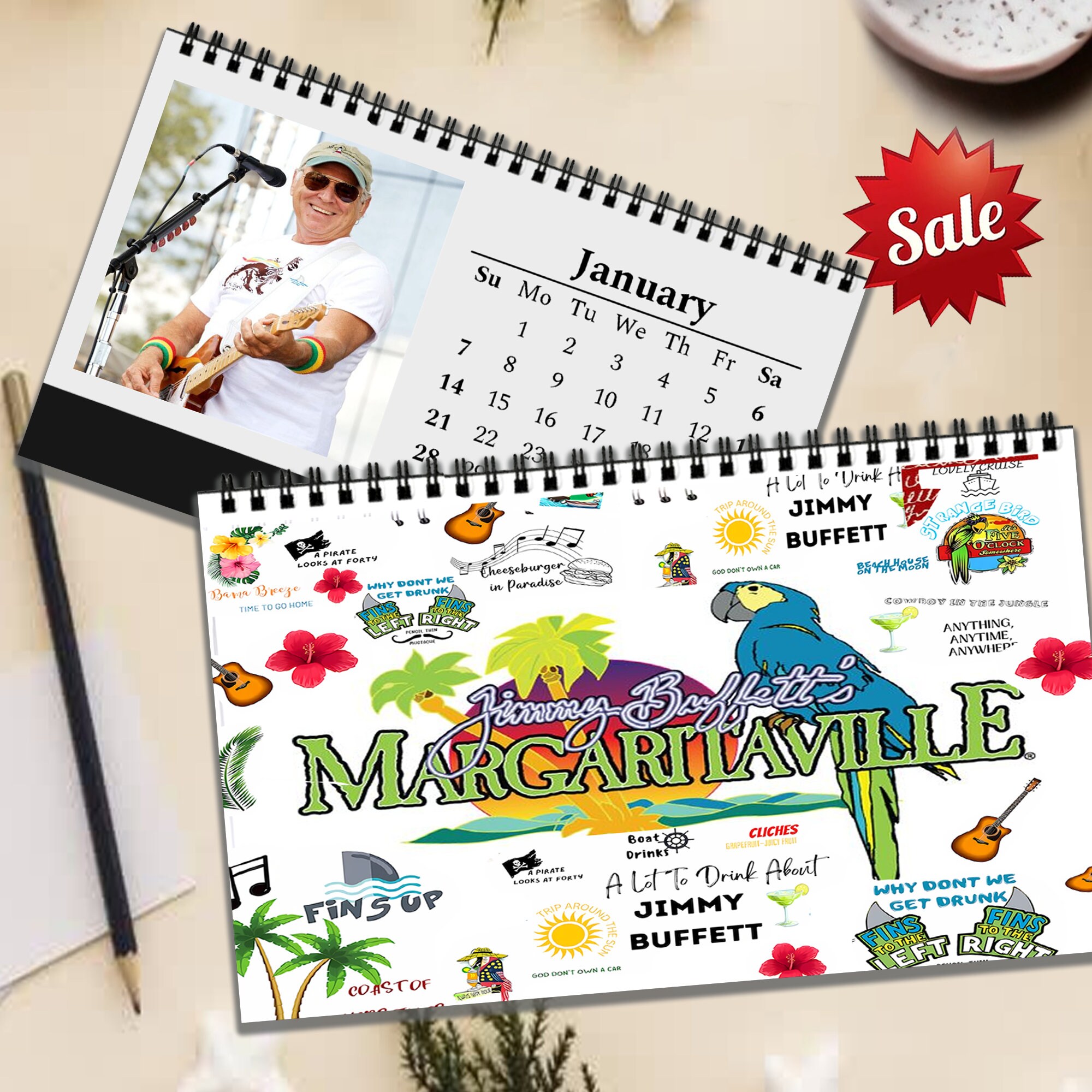 Jimmy Buffett 2025 Calendar, Parrothead Margaritaville Country Music