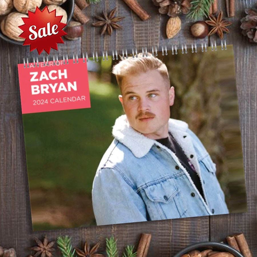 2025 Zach Bryan Wall Calendar, Zach Bryan Tour 2025 Wall Calendar, Wall