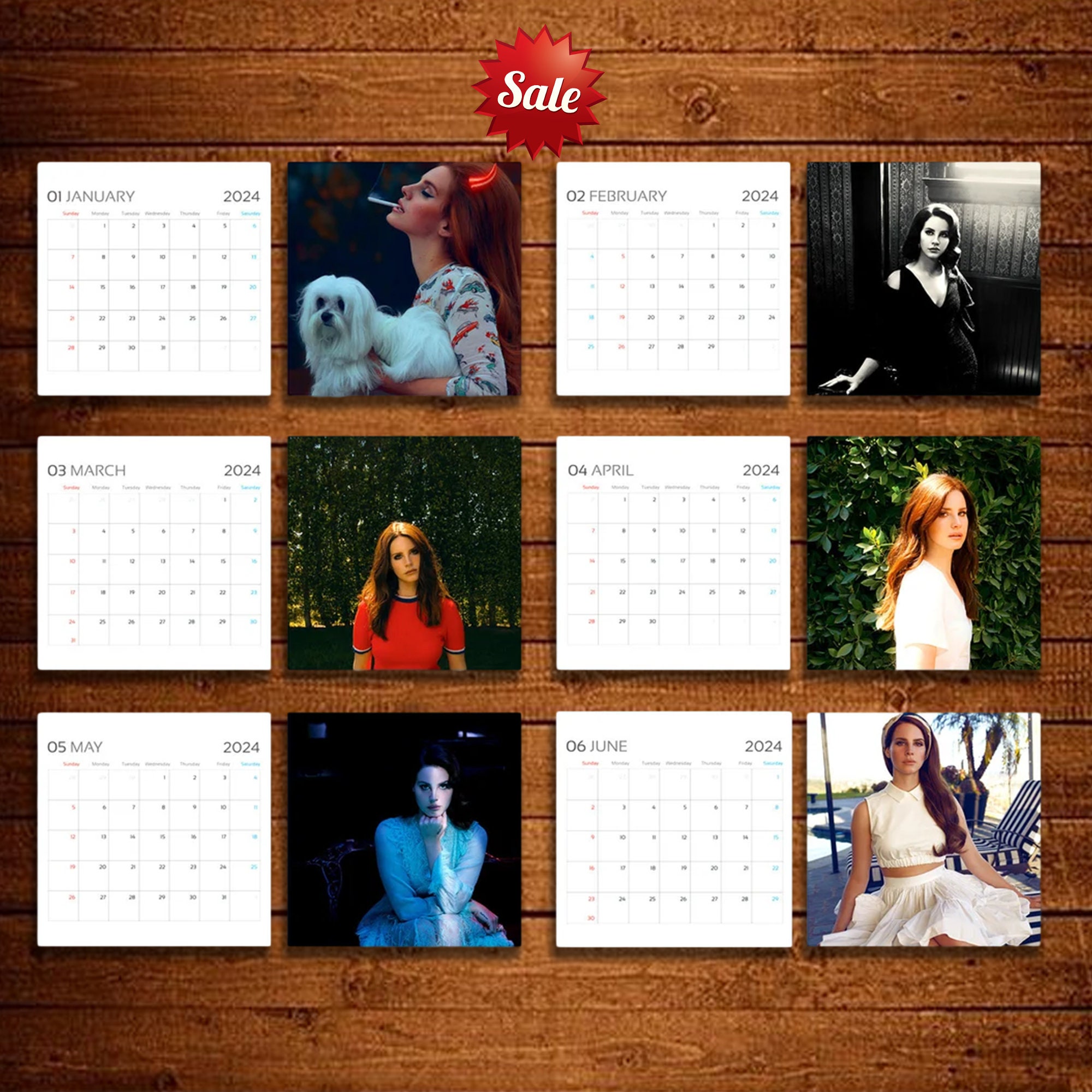 Lana Del Rey Calendar 2024 Wall Calendar Lana Del Rey Wall Calendar Lana Del Rey Calendar 2024 Wall Calendar Lana Del Rey Wall Calendar