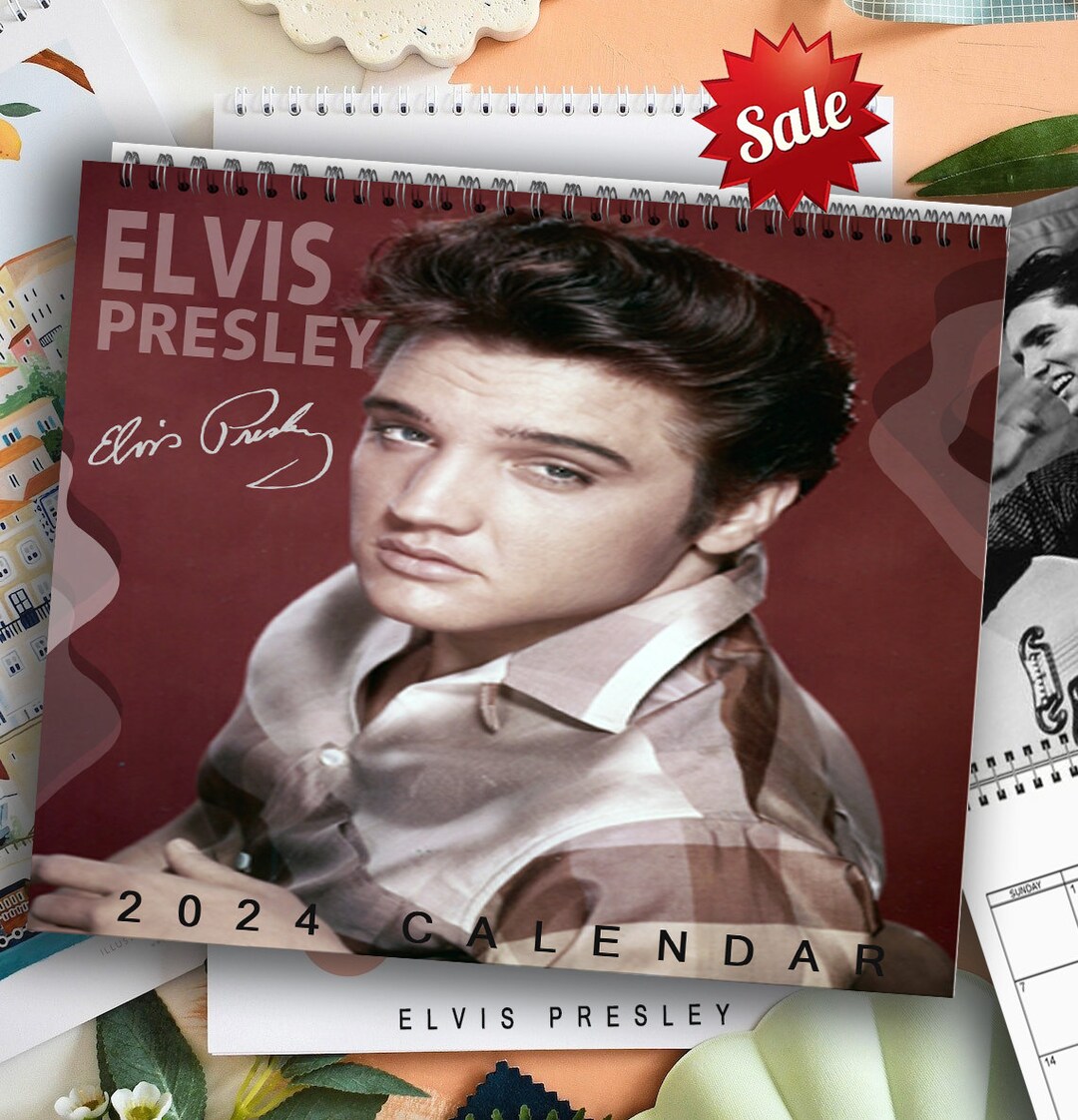 Elvis Wall Calendar 2024 , Elvis Presley 2024 Wall Calendar, the