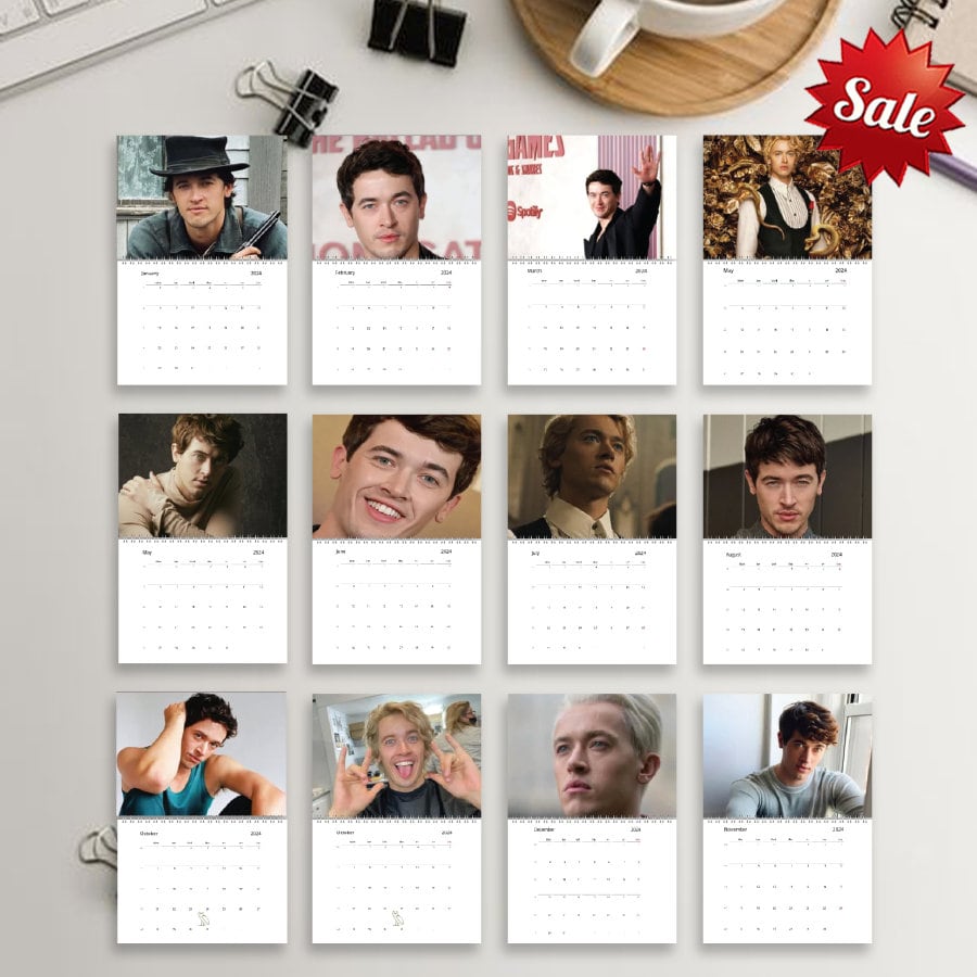 2024 Tom Wall Calendar, Blyth 2024 Wall Calendar, Celebrity Calendar