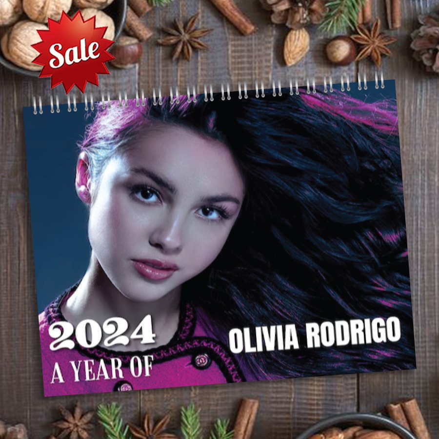 Olivia 2024 Desktop Calendar, Rodrigo 2024 Desk Calendar, Celebrity
