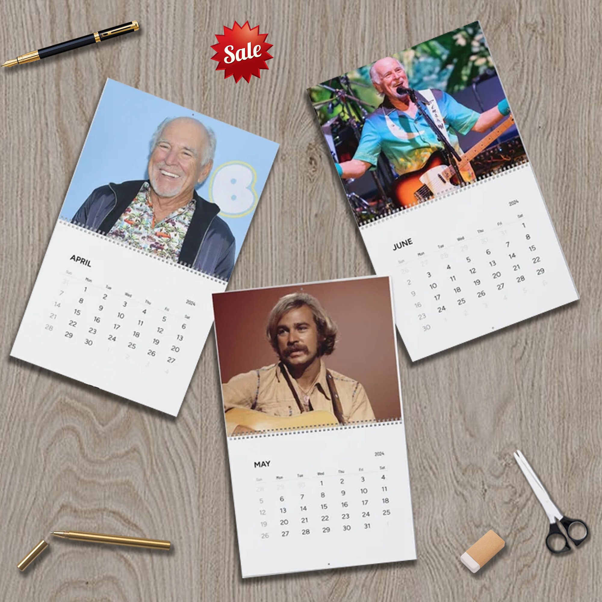 Jimmy Buffett 2024 Wall Calendar, Parrothead Margaritaville Country