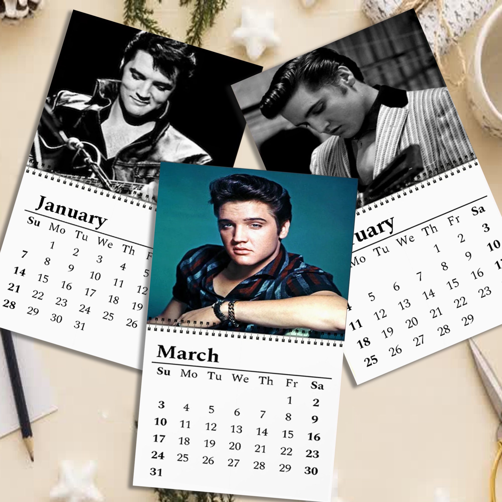 Elvis Wall Calendar 2024 , Elvis Presley 2024 Wall Calendar sold by