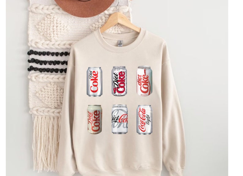 Coca-Cola - Diet Coke Break  - Ladies Oversized Fleece Hoodie Sweatshirt
