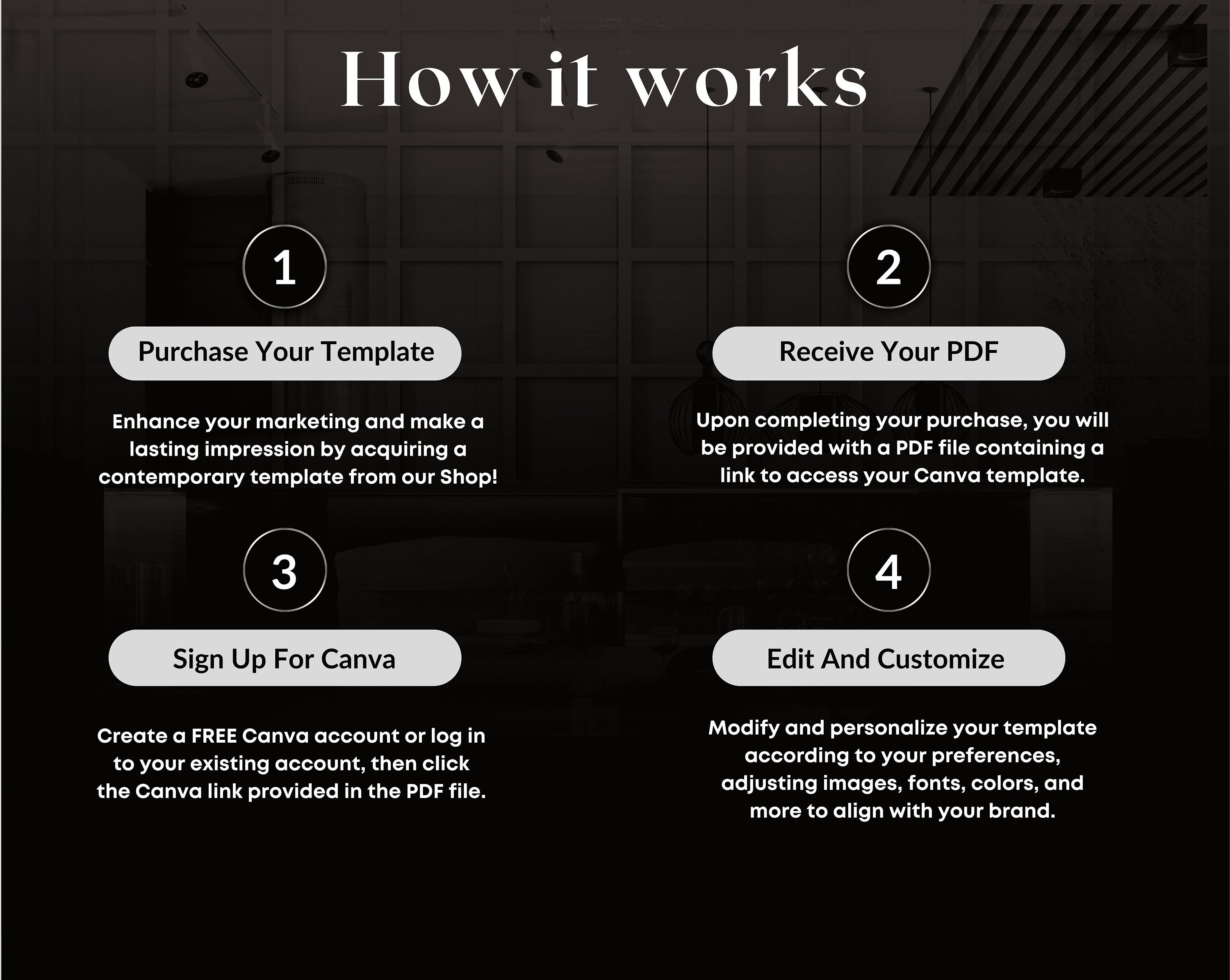 Luxury Real Estate Canva Templates Elegant and Professional Letterhead ...