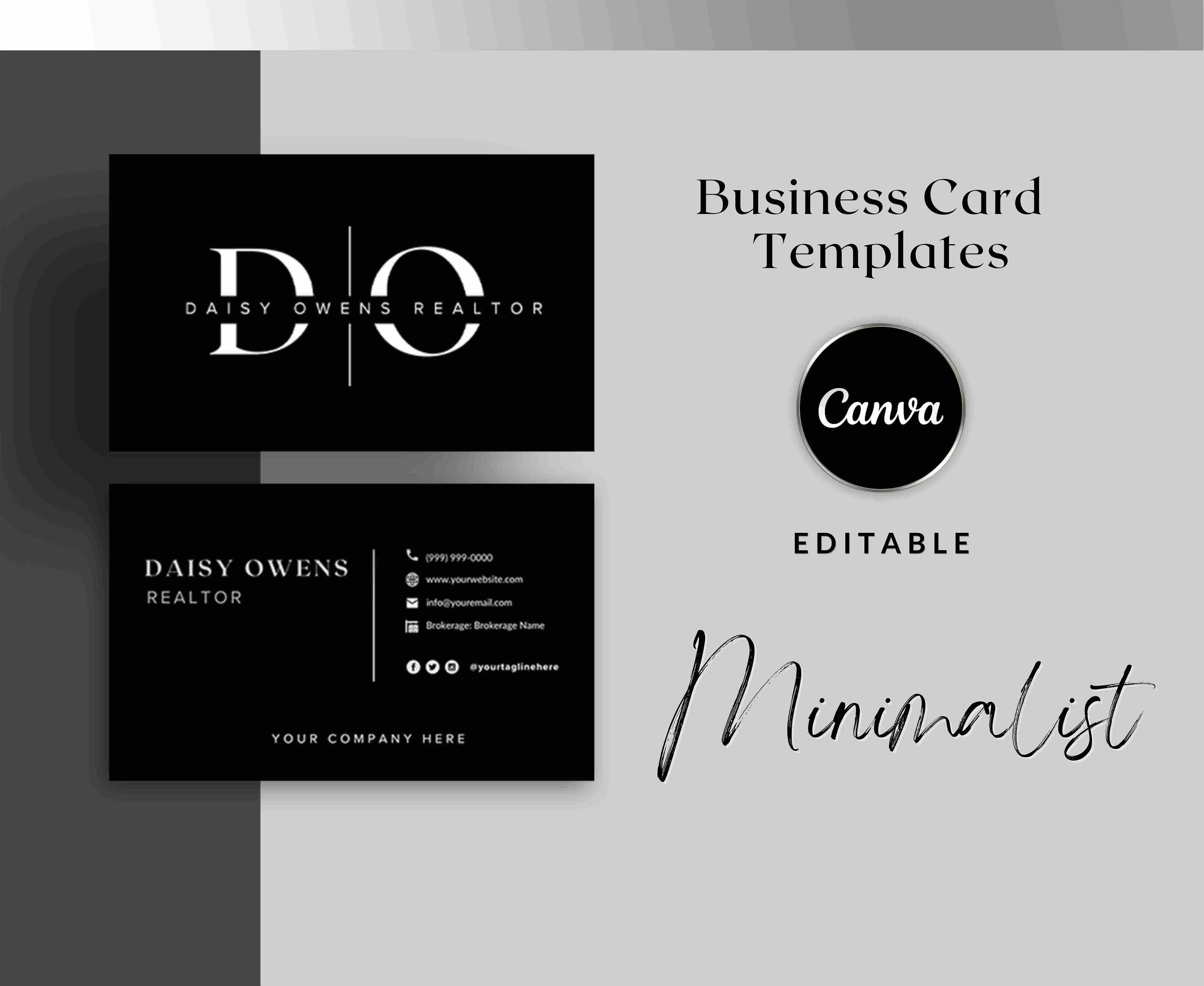 Luxury Real Estate Canva Templates Elegant and Professional Letterhead ...
