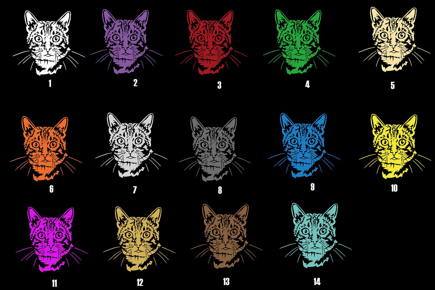 BENGAL CAT Cat Sticker Car Sticker Cat Sticker Suitable - Etsy