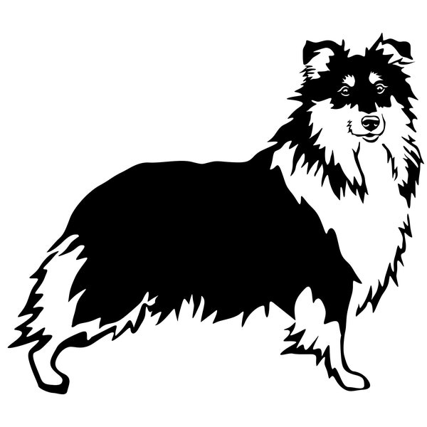 SHELTIE Shetland Sheepdog - Aufkleber - Autoaufkleber - sticker #4057