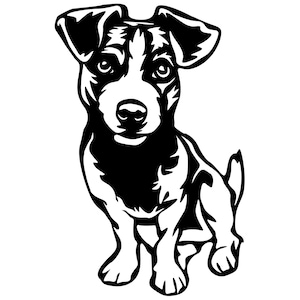 Sticker Set Jack Russel Terrier Aufkleber für Kinder Motorrad Autoauf, 9,49  €