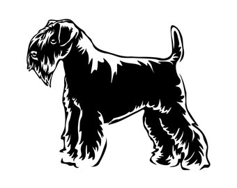 SCHNAUZER Mittelschnauzer - Aufkleber - Autoaufkleber - sticker #4358