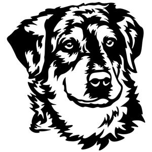 CAREA LEONÉS - Sticker - purebred dog sticker - car sticker - sticker - Carta Leones head #30098