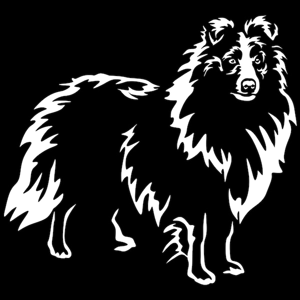 SHELTIE Shetland Sheepdog Aufkleber - Autoaufkleber - sticker  #5260