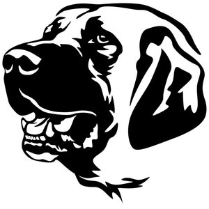 KANGAL Anatolian Shepherd Dog Karabash - Sticker - Purebred Dog Sticker - Car Sticker - Coban Köpegi Head #3659