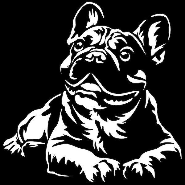 FRANZÖSISCHE BULLDOGGE French Bulldog Aufkleber - Autoaufkleber - sticker #5670