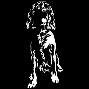 ENGLISCHER SPRINGER SPANIEL Aufkleber - Rassehund Aufkleber  - Autoaufkleber - sticker #5339