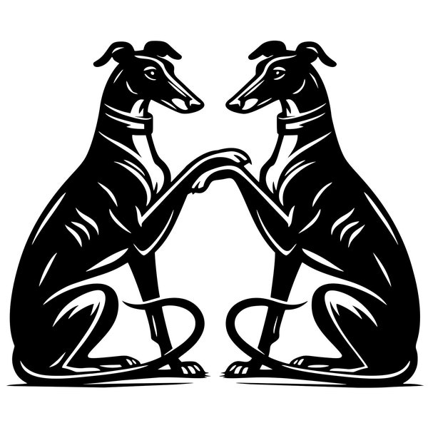 GALGOS Levrieri spagnoli - Adesivo - Adesivo per auto - adesivo #4674