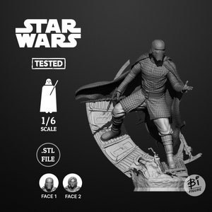 Kylo Ren | Star Wars, The Rise Of Skywalker I 3D Printed Figure STL File