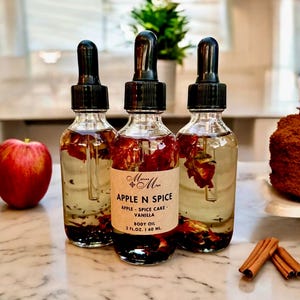 Apple n Spice Body Oil, Luxury Body Oil, Massage Oil, Hydrating Oil, After Bath Oil, Scented Body Oil, Fall Body Oil, Gift Idea, Gift