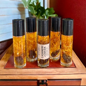 Cashmere + Cocoa Perfume Oil, Fragrance Roll On, Roll On Perfume, Perfume Oil, Scented Perfume Oil, Perfume Roller, Gift Idea, Fragrance Oil