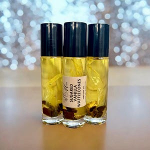 Sugared Vanilla Wafflecones Perfume Oil, Sweet Scented Roll On, Alcohol-Free, Gift Idea for Her