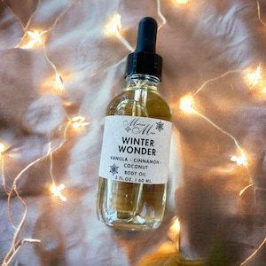 Winter Wonder Body Oil, Luxury Body Oil, Massage Oil, Hydrating Oil, After Bath Oil, Scented Body Oil, Gift Idea, Gift for her, Gift