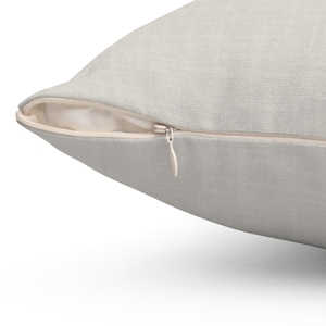 Textured Light Beige Pillow Cover: Distressed Neutral Home Decor