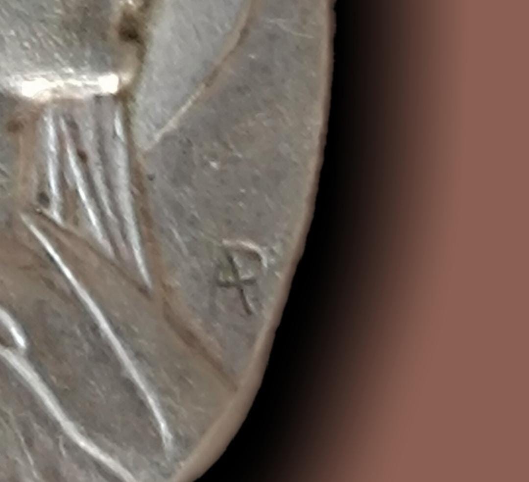 Medaille de bapteme : Colombe ajourée en argent - Maison