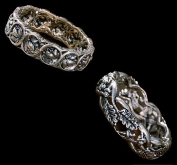 Pink Openwork Rings Pattern For Crocheting