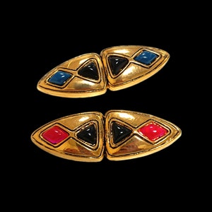 Magnificent vintage gold brooch made in France Marc Labat collection