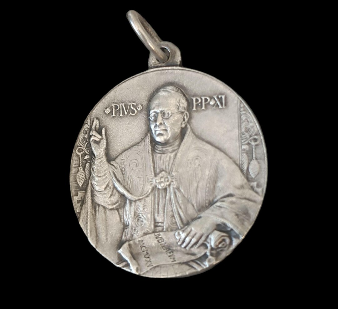 ピウス5世 Pontifex Maximus メダル 珍しい大型アンティークメダル