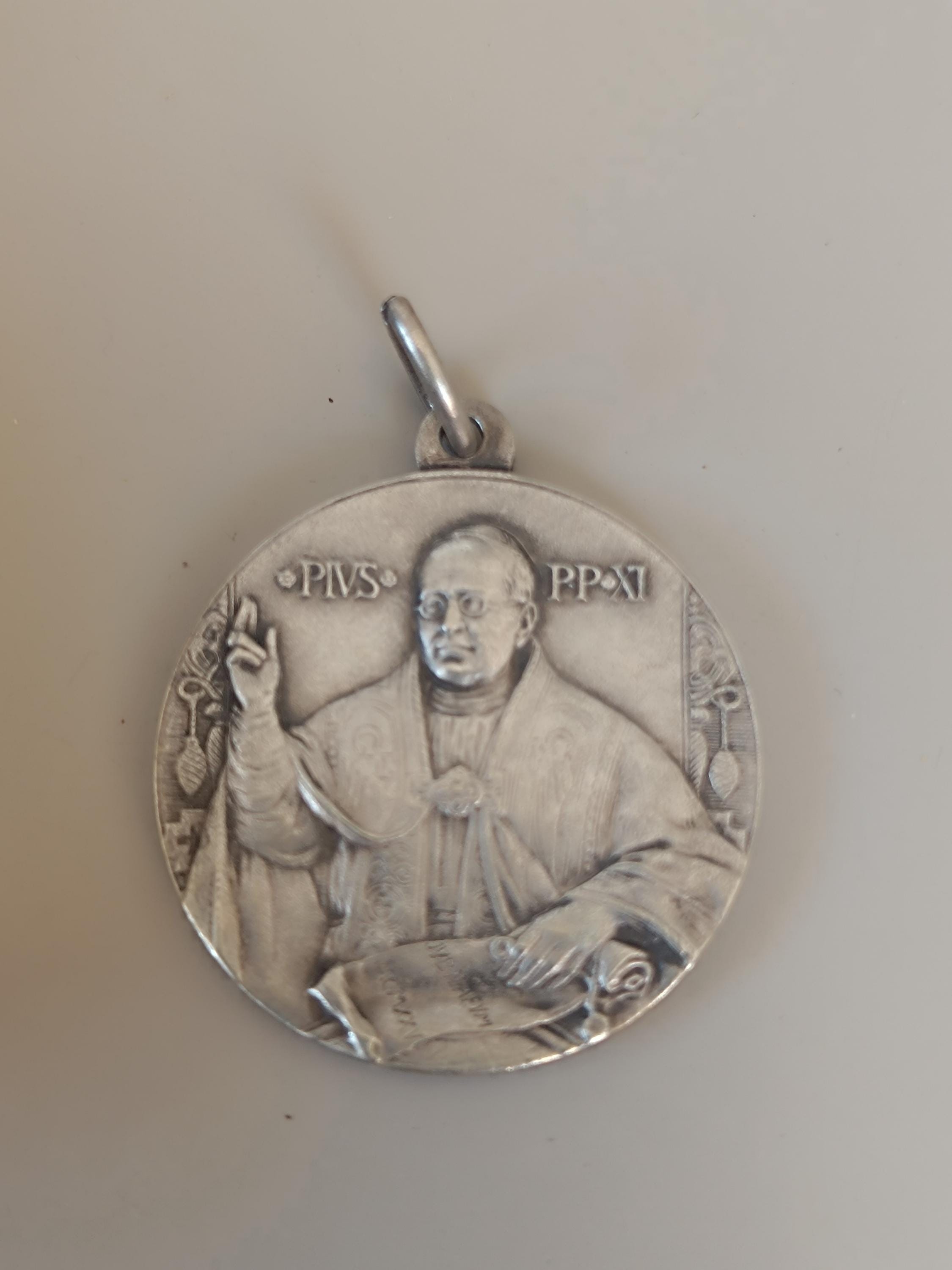 ピウス5世 Pontifex Maximus メダル 珍しい大型アンティークメダル