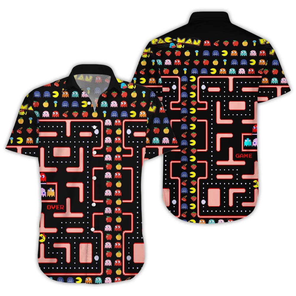 Discover Pac-Man Game Over Hawaiian Shirt
