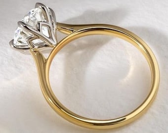 IGI Certified 3.00 CT Round Cut Lab Grown Diamond Engagement Ring-Solitaire Ring-14k Solid Gold Ring-Anniversary Gift For Her-Proposal Ring