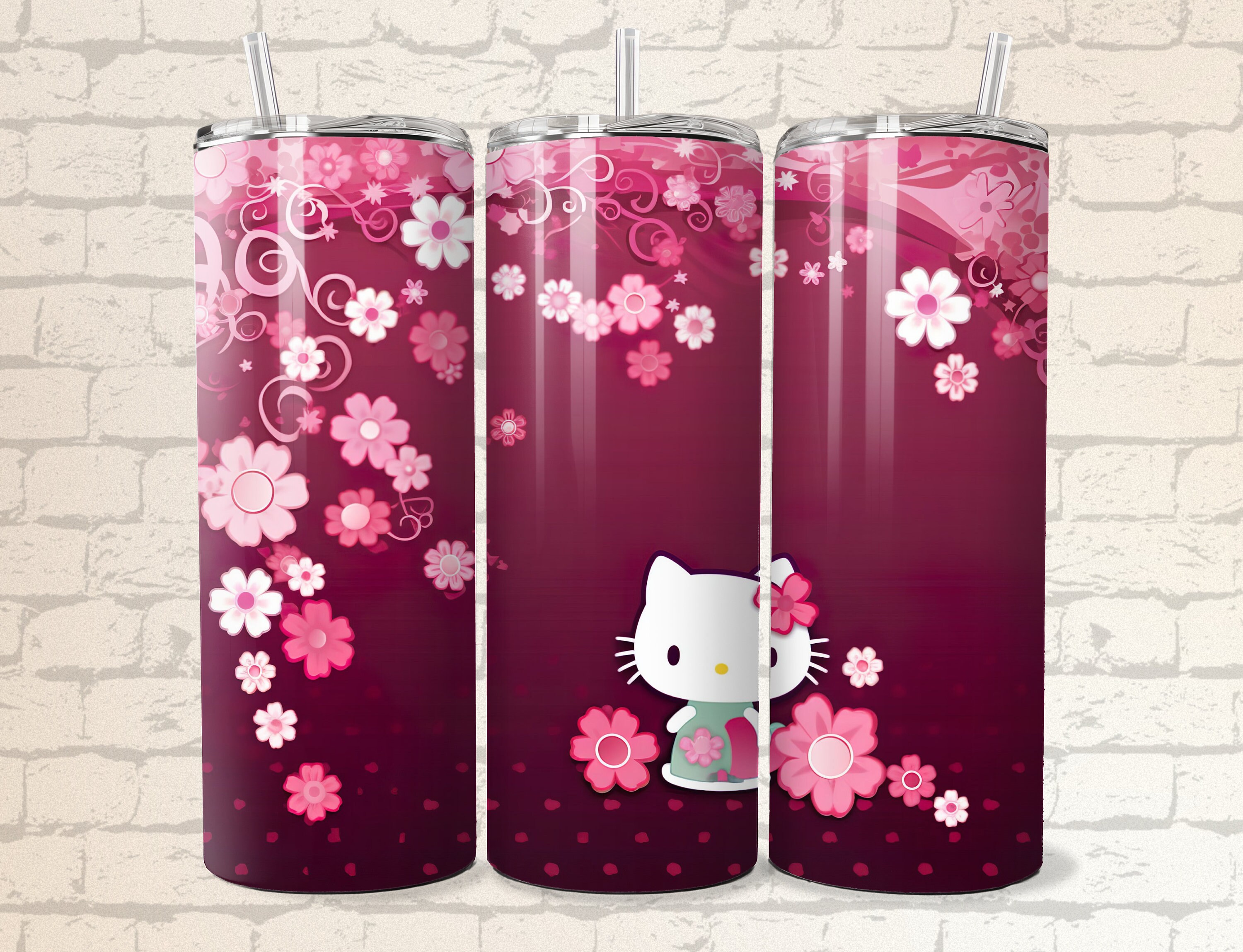 Hello Kitty Tumbler Drinkware is Good for Gifts Keeping Drinks Etsy