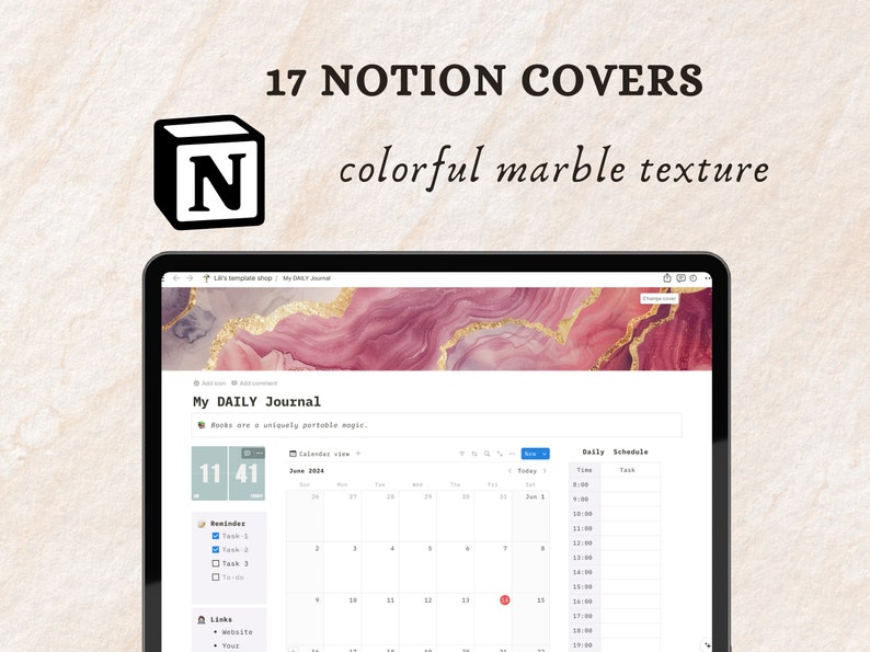 Notion Colorful Table Colorful Marble Texture Notion Covers for Notion Templates | Marble ...