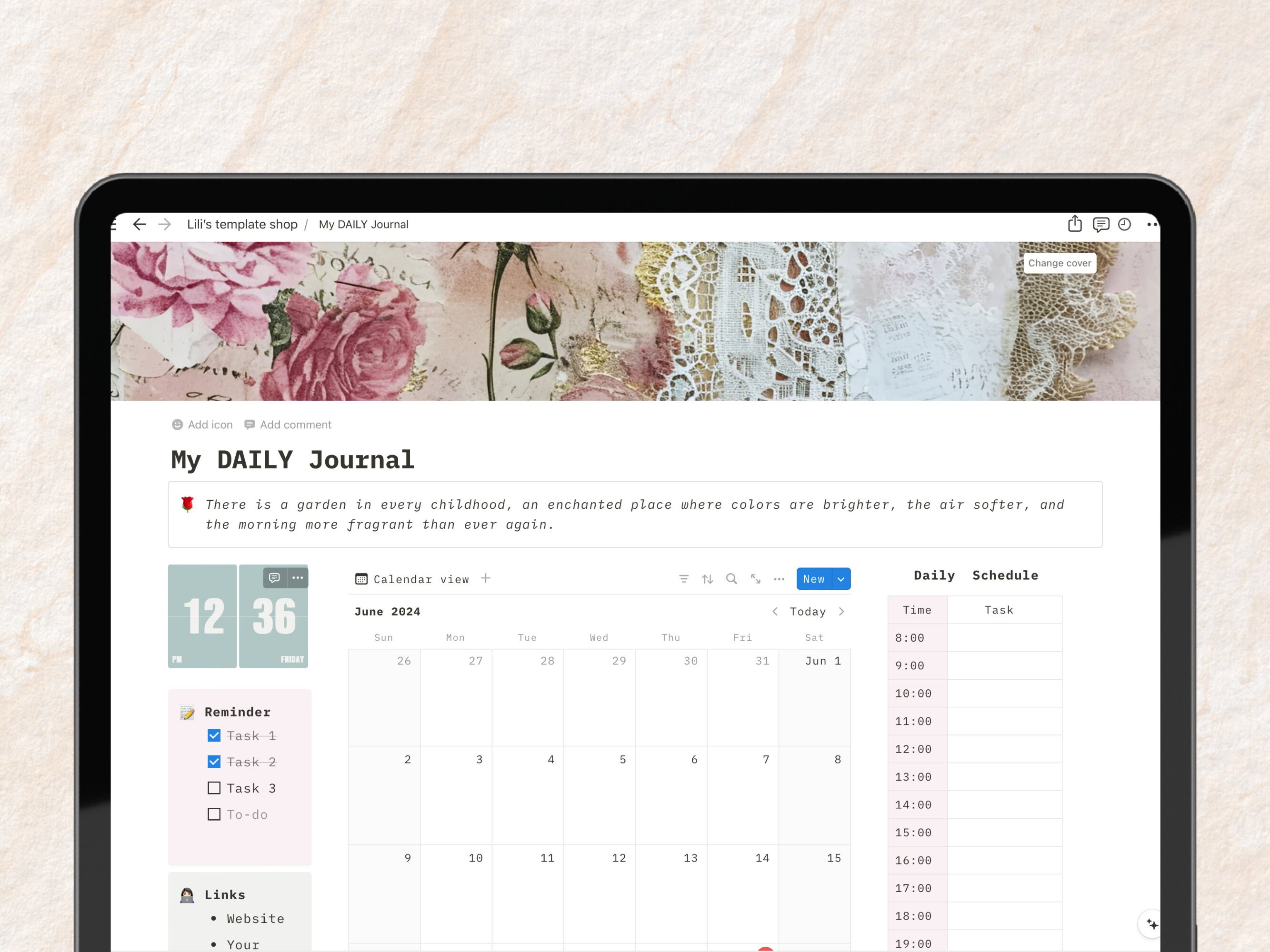 Junk Journal Themed Notion Covers for Notion Templates | Notion Covers for Notion Junk Journal ...