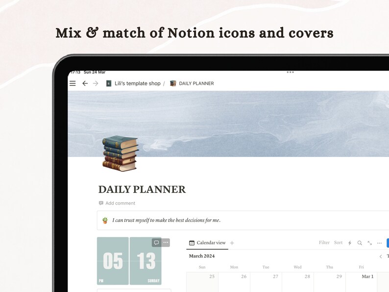 Notion Icons for Reading Tracker | Classic Book and Stationery Themed ...