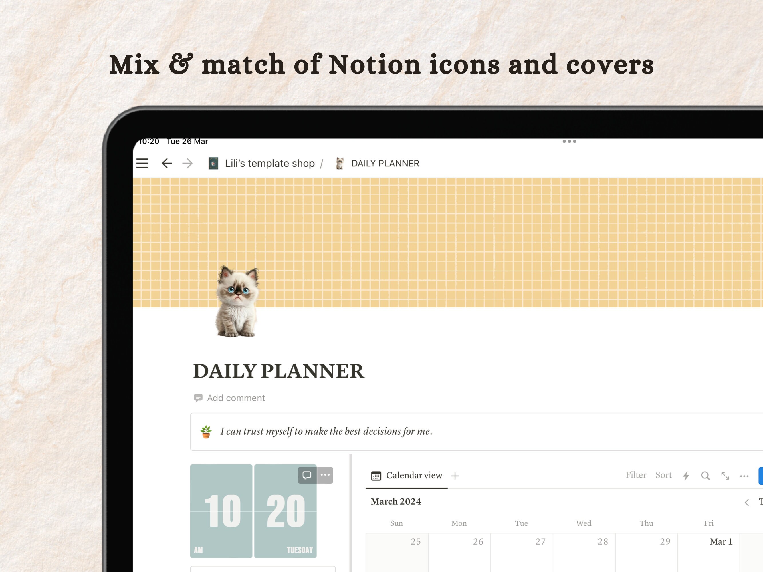 Notion Icons and Notion Covers for Notion Templates | Cat Themed Icons ...