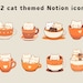 Notion Icons and Notion Covers for Notion Templates | 22 Cat Themed ...