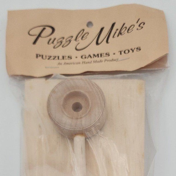 Puzzle Mike's Catapult Hand Made Wood Toy Kit Made in The USA New