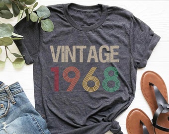 55th Birthday Shirt,Vintage 1968 Shirt,55th Birthday Gift For Women,55th Birthday Gift For Men,55th Birthday Best Friend,55th Birthday Woman