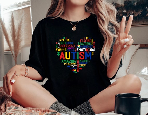 Autism Shirt, Autism Heart Shirt, Autism Awarenes… - image 5