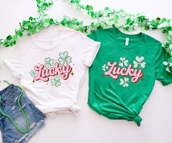 Lucky Shirt, Retro St Patricks Day Shirt, St Patr… - image 3