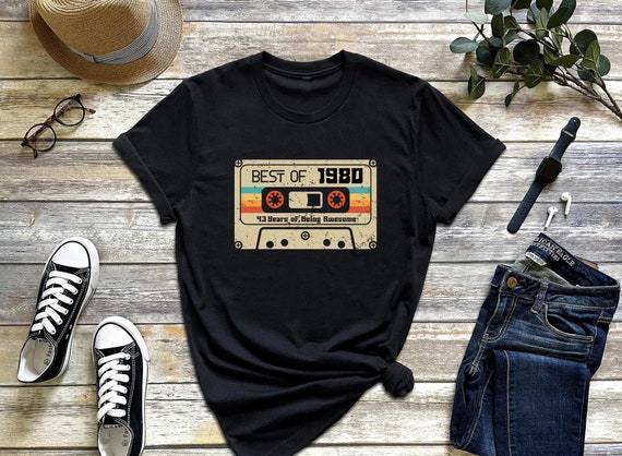 Vintage 1980 Shirt, 1980 Shirt, 43rd Birthday Shi… - image 9