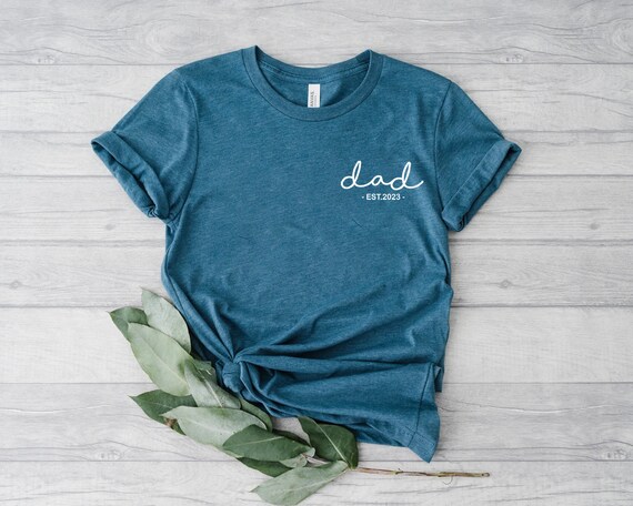 Dad Est 2023 T-shirt, New Dad Shirt, Gift for Dad… - image 8