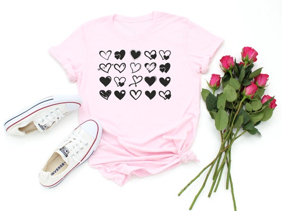 Valentines Day Shirt, Heart Shirt, Valentines Day… - image 4