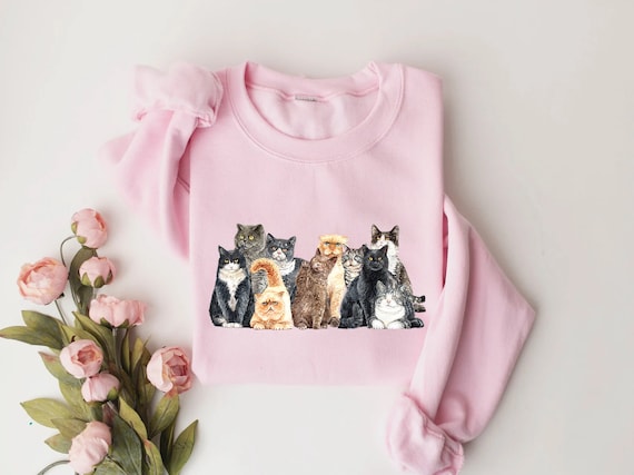 Women Cat Shirt, Cat Shirt, Love Chickens, Animal… - image 3